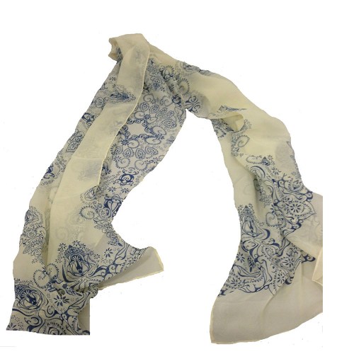 white design scarf